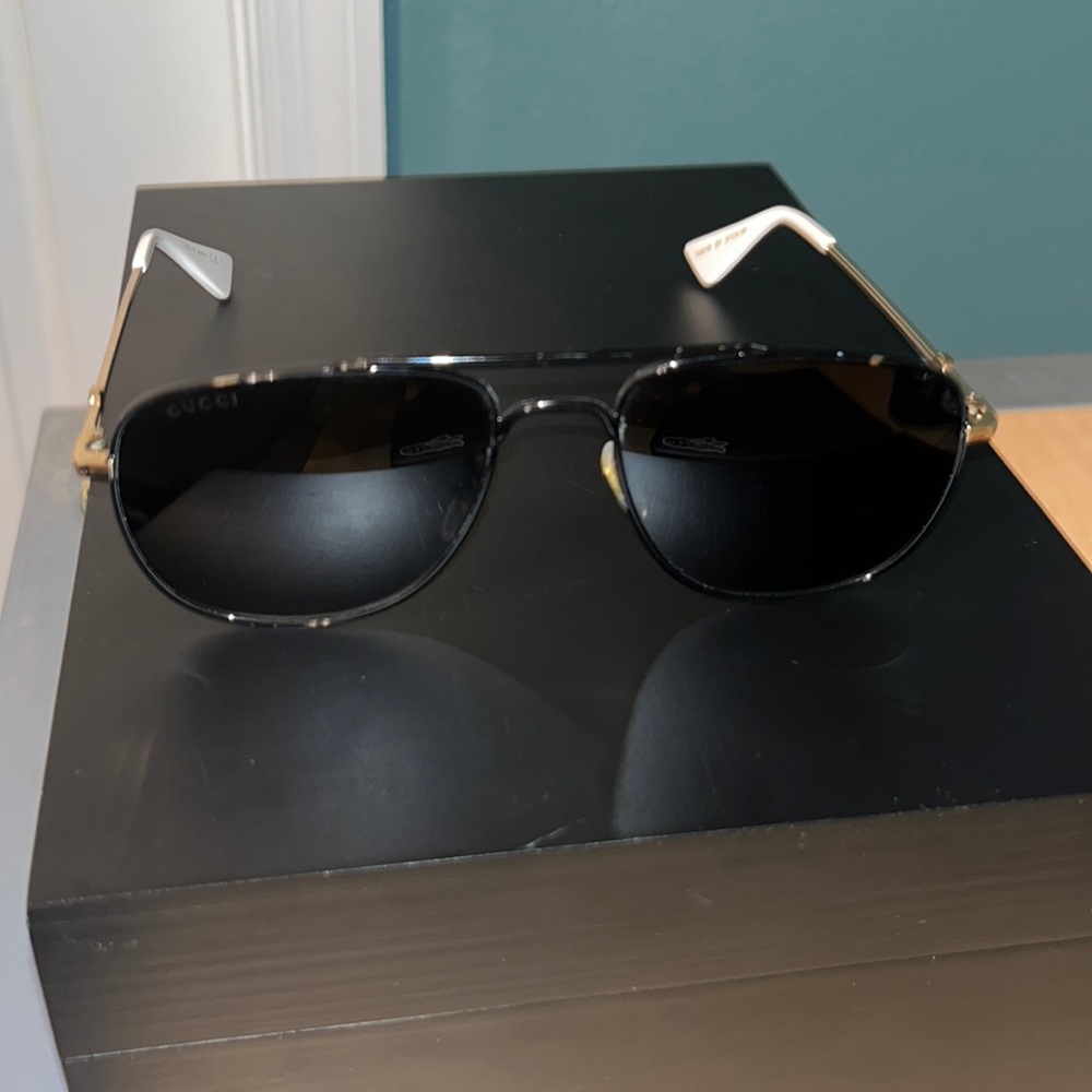 Gucci Men’s Aviator Sunglasses GG0514S 001 - Picture 2 of 7